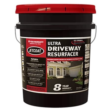 Jetcoat ULTRA DRIVEWAY SEALER RESUFACE 8YR 5GAL 25755